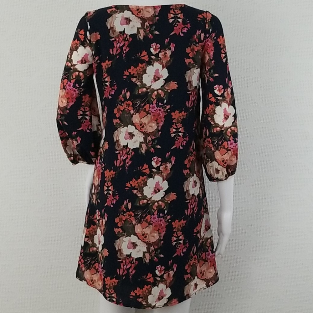 Lulu's Shifting Dears Navy Blue Floral Print Dress - Picture 12 of 15